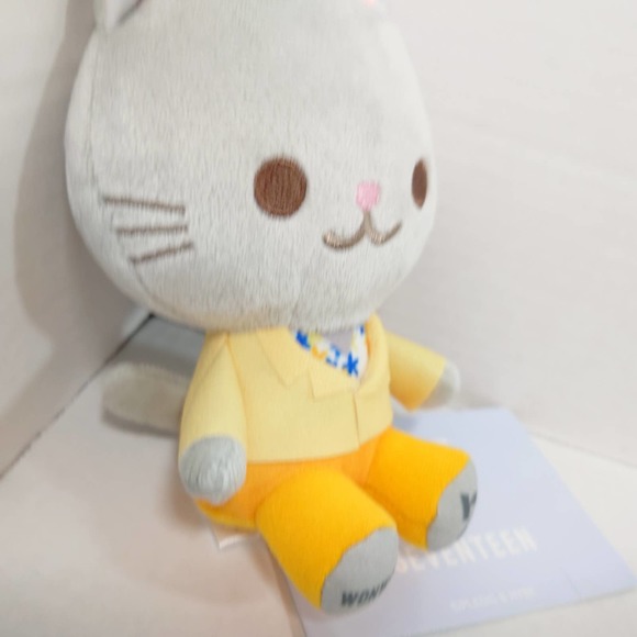 Wonwoo Seventeen SECTOR17 Cat Neko Japan Exclusive Crane Game Sega Plush - Picture 12 of 12